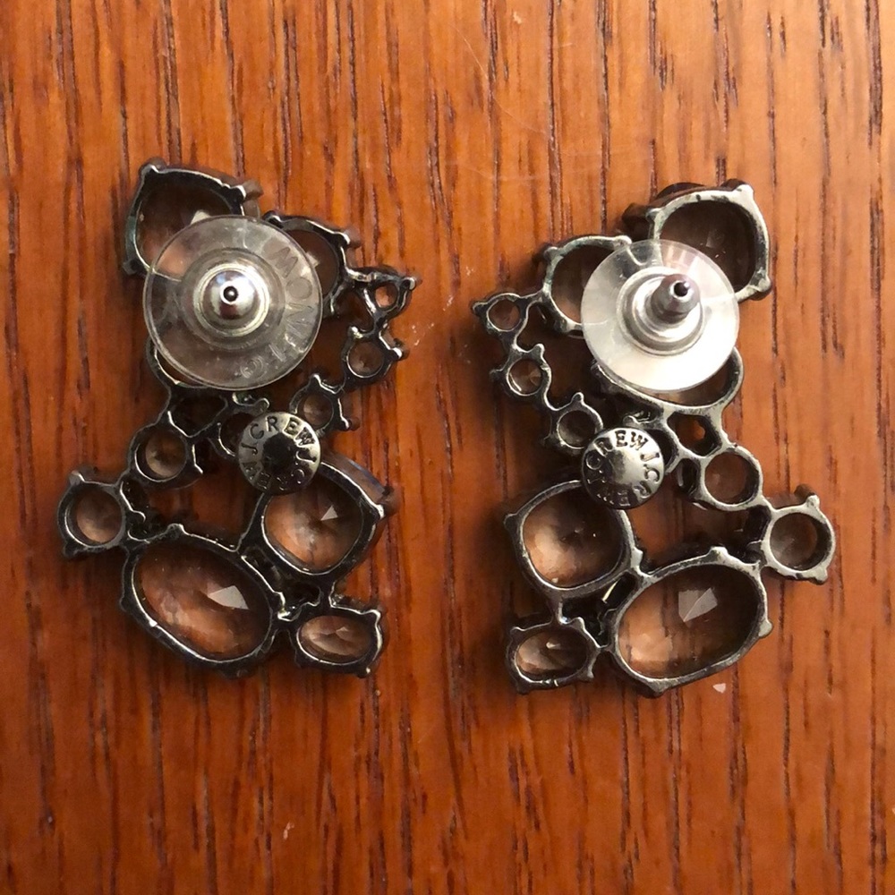 J Crew Cluster Statement Earrings - image 2